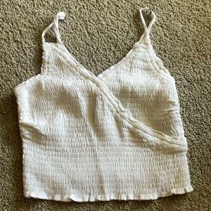Womens Hollister white tank top